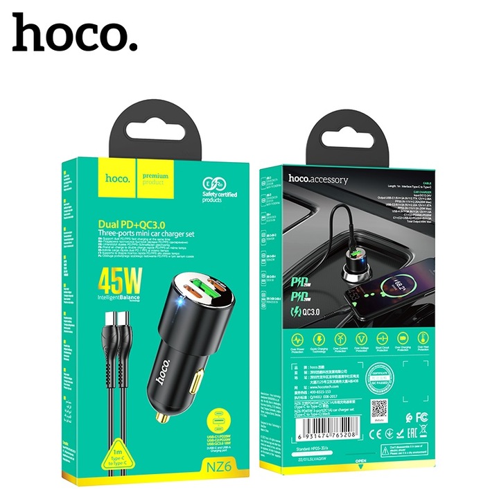 Szybka ładowarka USB Typ Typu C USB-C PD 30W do iPhone 15 Plus Pro Max iPad