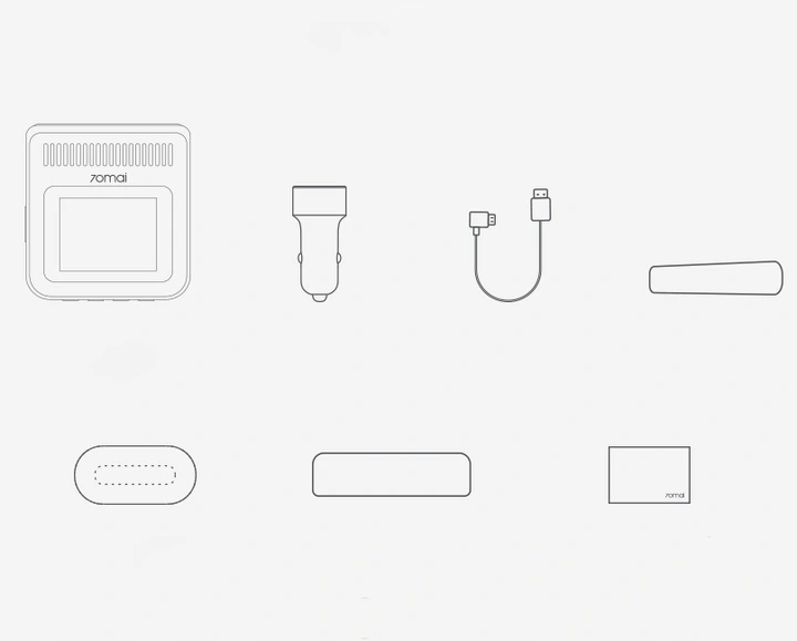 70MAI A400 kamera rejestrator 2" 145° WiFi