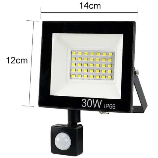 HALOGEN Naświetlacz LED SLIM CZUJNIK RUCHU zmierzchu reflektor z czujnikiem