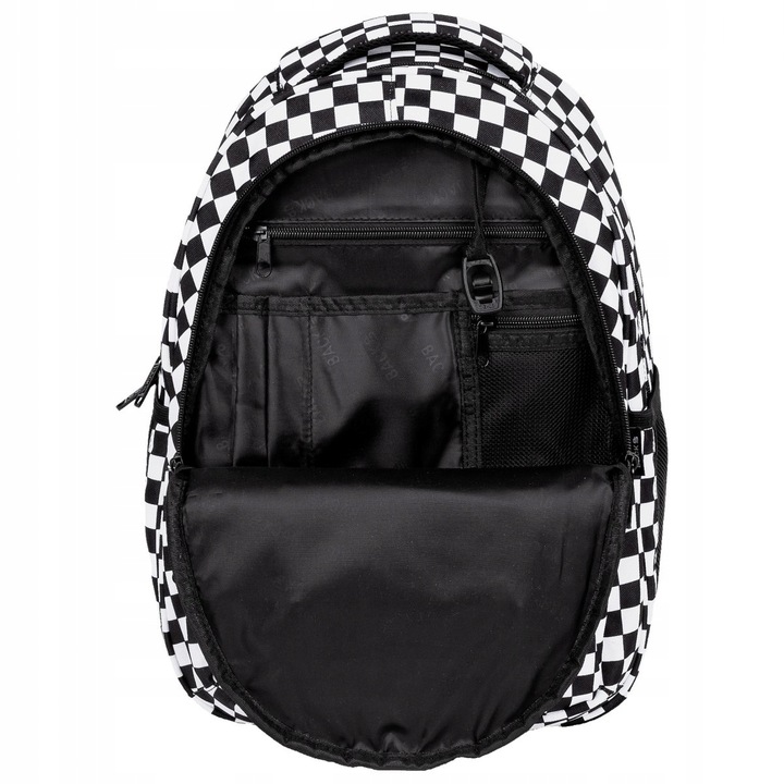 ZESTAW 3 el. Plecak szkolny młodzieżowy BackUP 26 L kratka, SZACHOWNICA