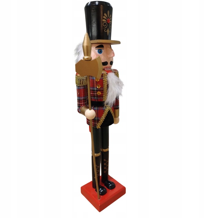 Drewniany Duży Dziadek do orzechów 50cm Nutcracker Święta