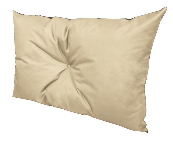 Poduszka Ogrodowa Tarasowa wodoodporna pikowana 70x40cm Krem