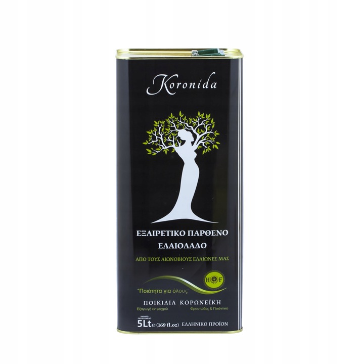 Oliwa z oliwek niefiltrowana Koronida max 0.3% 5 l