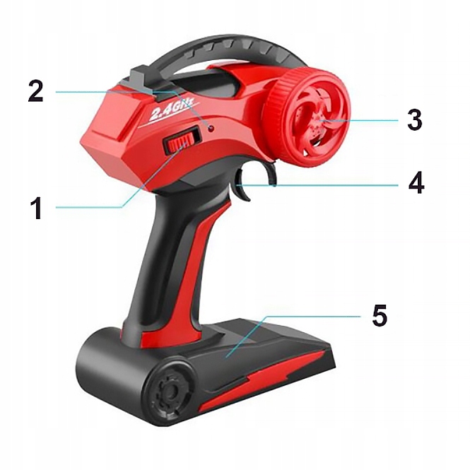 SAMOCHÓD ZDALNIE STEROWANY 4x4 METAL GIGANT 51cm