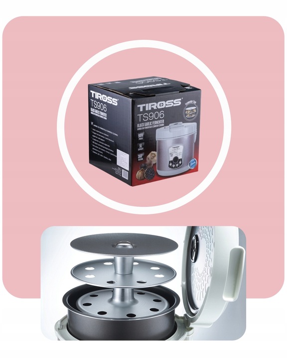 GARNEK DO FERMENTACJI CZARNEGO CZOSNKU TIROSS 5L TS904