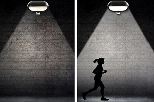 Lampa ścienna zewnętrzna + czujnik ruchu zmierzchu na Ganek Przed wejście