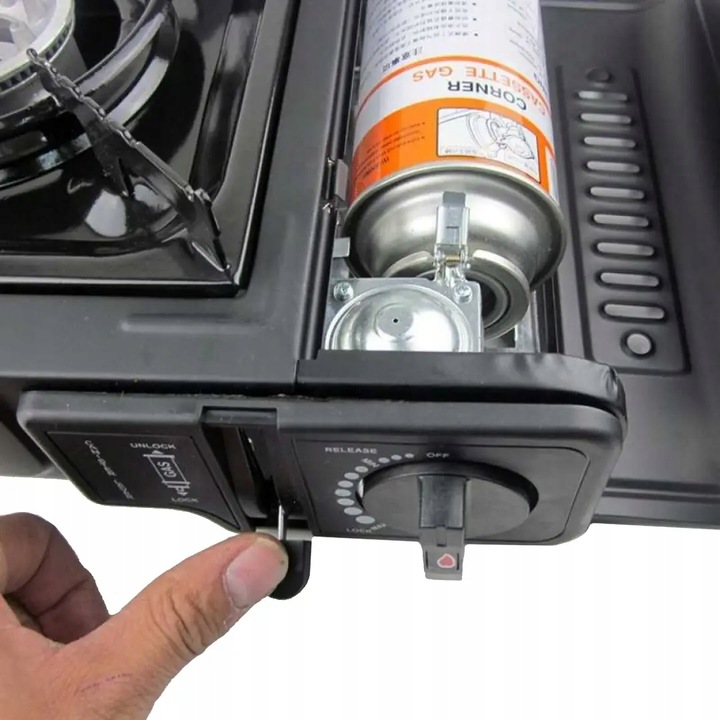 Kuchenka Turystyczna Gazowa Kuchenka Kempingowa Happy Home BDZ-155-A 2500W