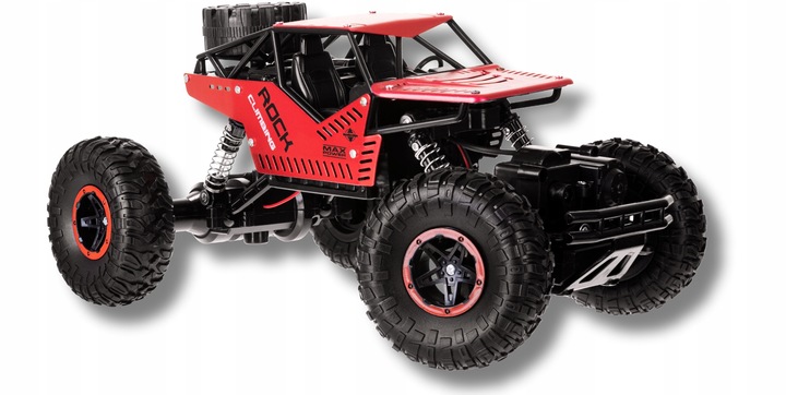 DUŻY SAMOCHÓD ZDALNIE STEROWANY AUTO RC METAL TERENOWY 1:16 PILOT NAPĘD 4X4