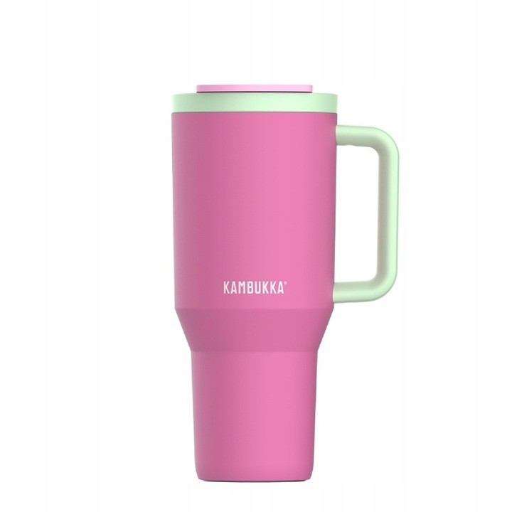 Kubek termiczny ze słomką Kambukka RIO 950 ml - Bubblegum Mint