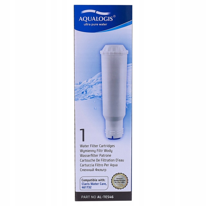 3 SZT AQUALOGIS AL-TES46 FILTR DO EKSPRESU KRUPS NIVONA MELITTA