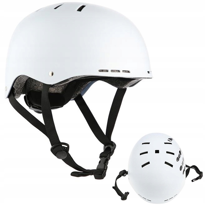 KASK NILS EXTREME BIAŁY ROZMIAR M 52-59 CM REGULOWANY WYTRZYMAŁY