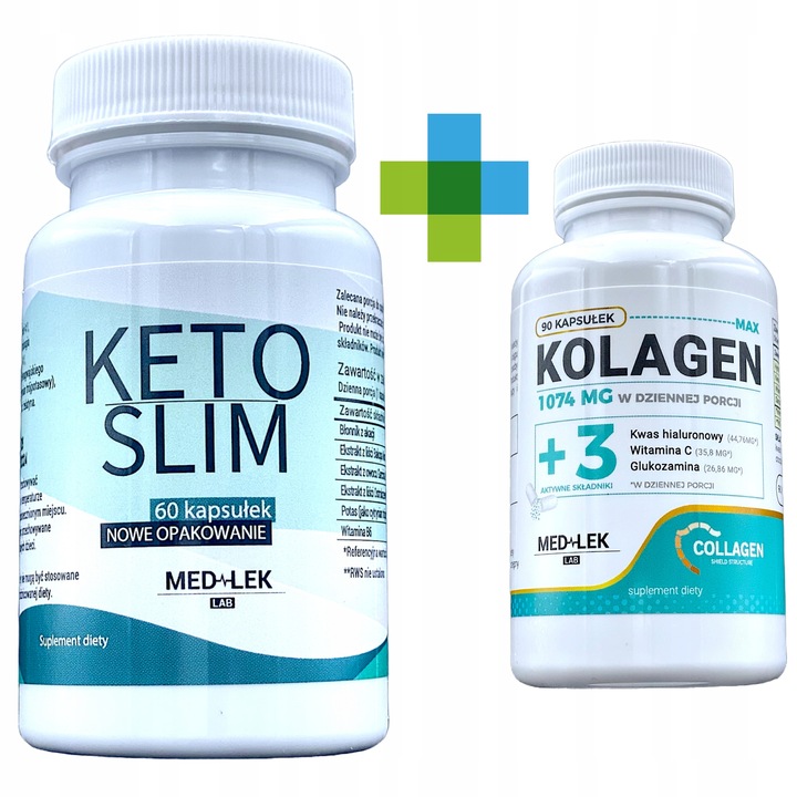KETO SLIM - 60 Kapsułek + KOLAGEN - 90 kapsułek - GRATIS