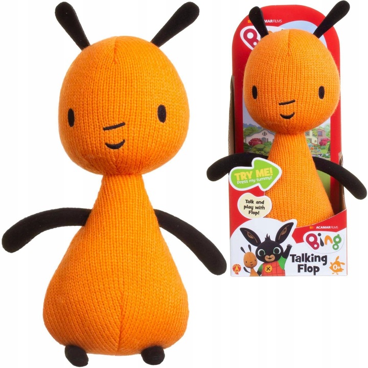 Maskotka MÓWIĄCY FLOP - pluszak 27 cm z serialu BING - mówi po polsku