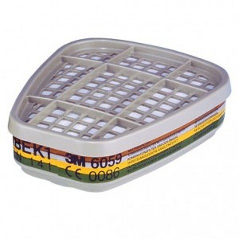 POCHŁANIACZ 6059 ABEK1 3M ORYGINAŁ komplet 2 sztuk pasuje do 3M 7502 6200