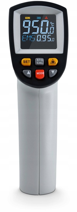 PIROMETR TERMOMETR LASEROWY BEZDOTYKOWY NA PODCZERWIEŃ EMISYJNOŚĆ -50 +950°