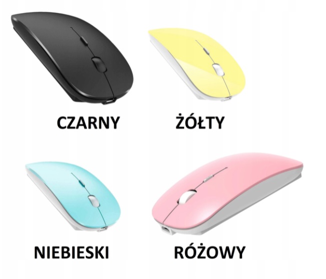 MYSZ MYSZKA OPTYCZNA BEZPRZEWODOWA BLUETOOTH CICHA