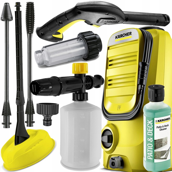 KARCHER K 2 COMPACT HOME MOCNA MYJKA ZESTAW MEGA +TRACER PRZYSTAWKA BASIC