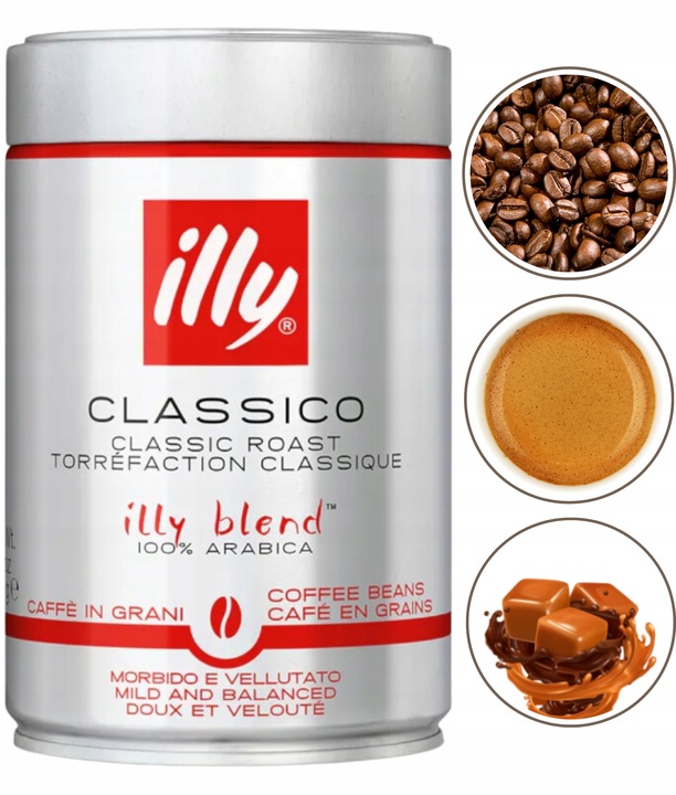 Illy CLASSICO Kawa ziarnista 250g