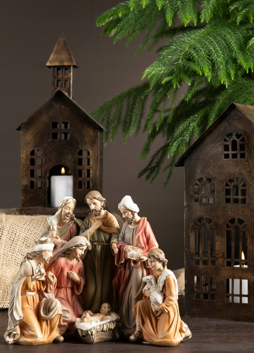 LAMPION ŚWIĄTECZNY DOM DOMEK KOŚCIÓŁ metalowy loft świecznik na święta 31cm