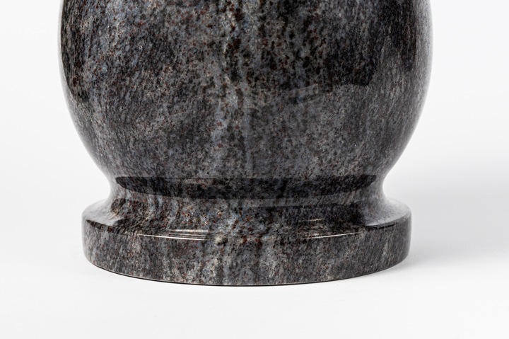 Ekskluzywny Wazon na Pomnik Wazon na Nagrobek Granitowy Fioletowy (Orion)