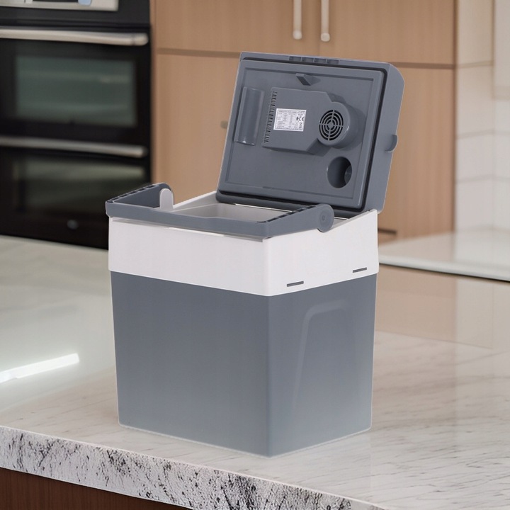PRZENOŚNA LODÓWKA TURYSTYCZNA 28L ELEKTRYCZNA DO SAMOCHODU 12V 230V DUŻA