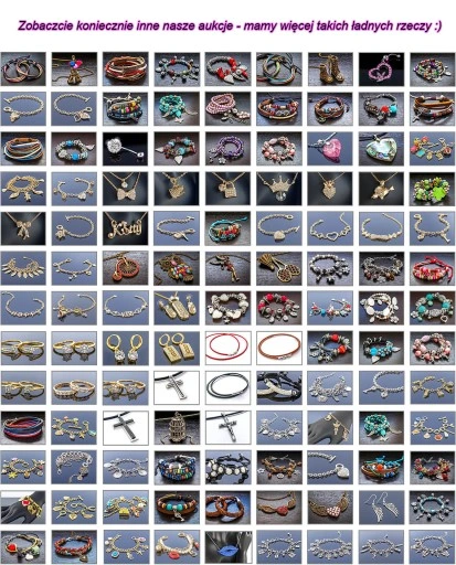 NASZYJNIK RÓŻANIEC Z HEMATYTU * PACIORKI 6mm