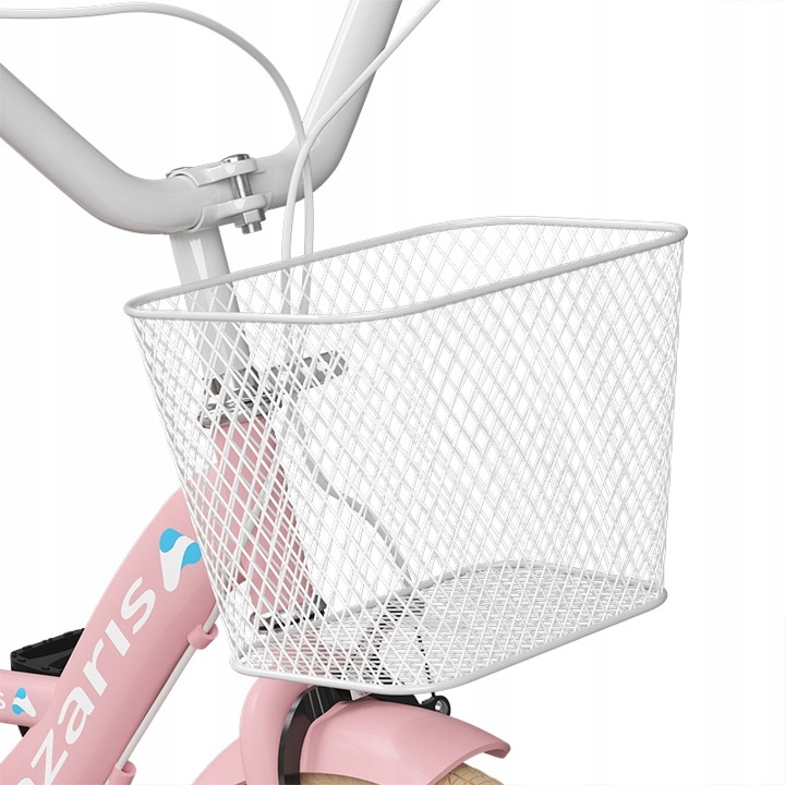 ROWEREK DLA DZIEWCZYNKI DZIECIĘCY RÓŻOWY 16 CALI ROWER BAGAŻNIK KOSZYK