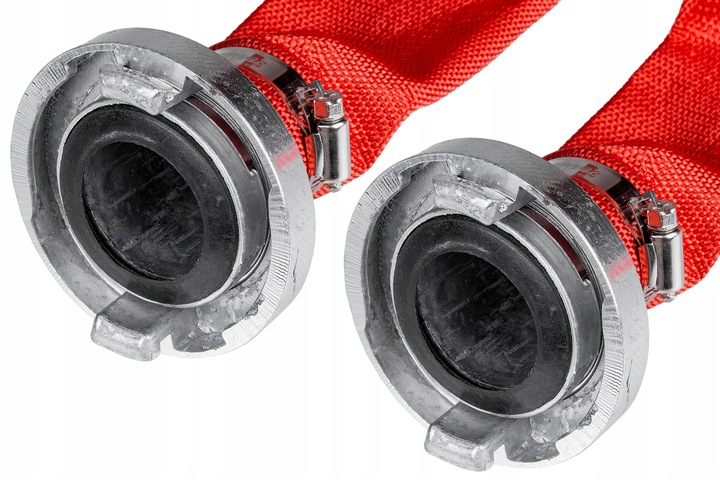 WĄŻ STRAŻACKI 2"20m do pompy wody szamba SOLIDNY WYTRZYMAŁY 2 szybkozłącza