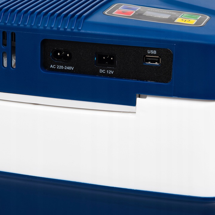 LODÓWKA TURYSTYCZNA 32L SAMOCHODOWA AGREGAT 12-230V LCD USB FUNKCJA GRZANIA