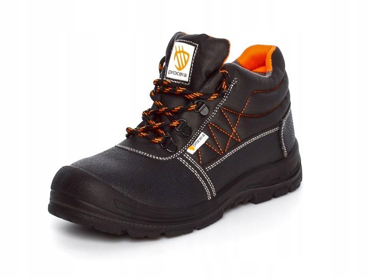 Buty trzewiki robocze skórzane S3 z noskiem antypoślizgowe BHP