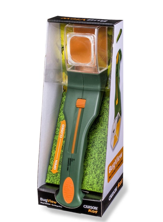 Lupa dla dzieci Carson BugView One Hand 5x Bug Catche - zielona
