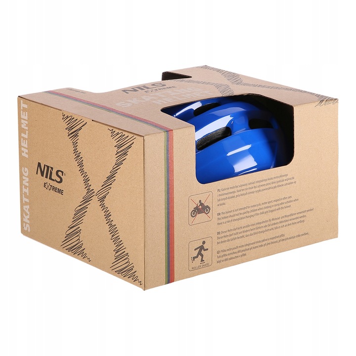 Kask Regulowany Rowerowy Na Rower Ochronny 48-52cm