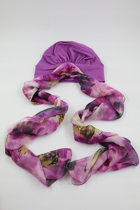 Turban HALIMA B21 + CH42 Turbany Chusta Czapka