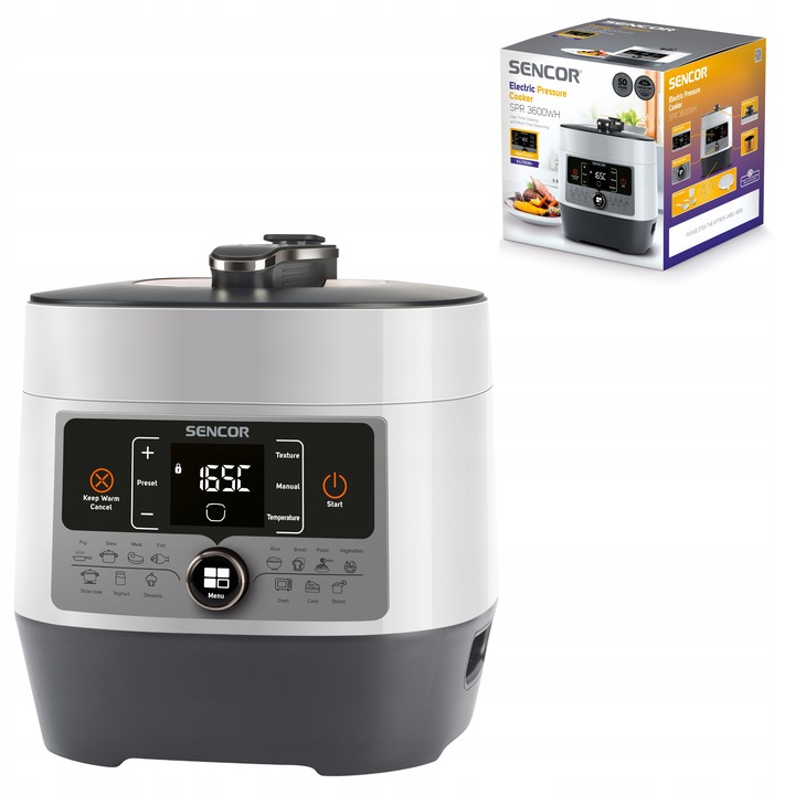 Multicooker szybkowar elektryczny 1000W 5,7L 14 PROGRAMÓW Sencor SPR 3600WH