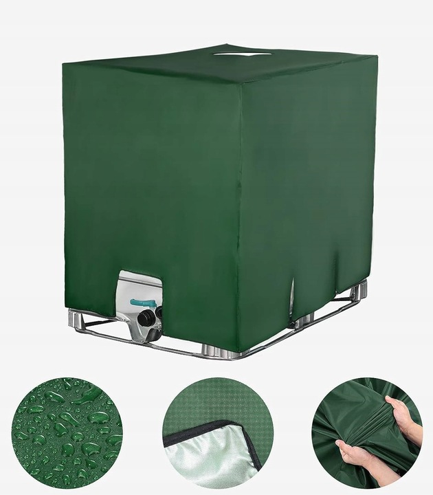 POKROWIEC NA ZBIORNIK MAUZER IBC 1000L OSŁONA WODĘ