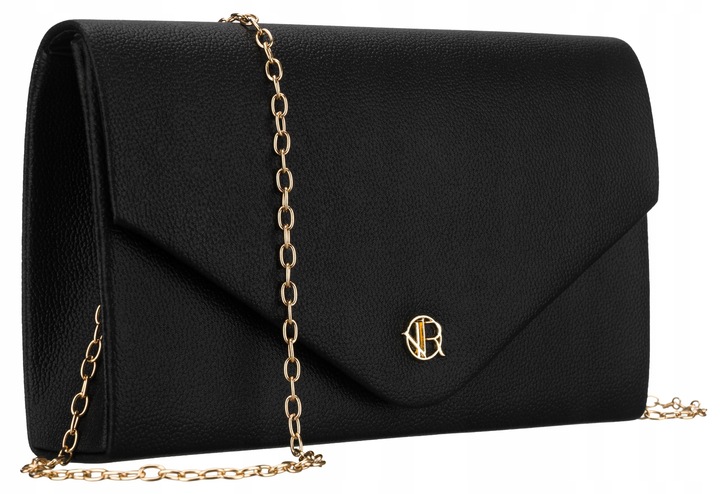 Kopertówka wieczorowa Rovicky torebka na imprezę z łańcuszkiem elegancka