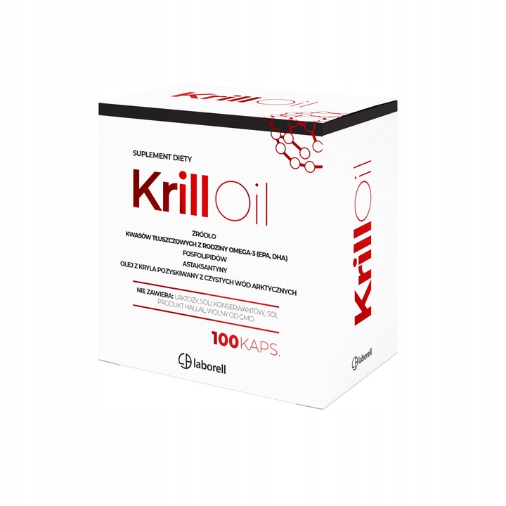 Krill Oil Laborell olej z kryla 100 kapsułek