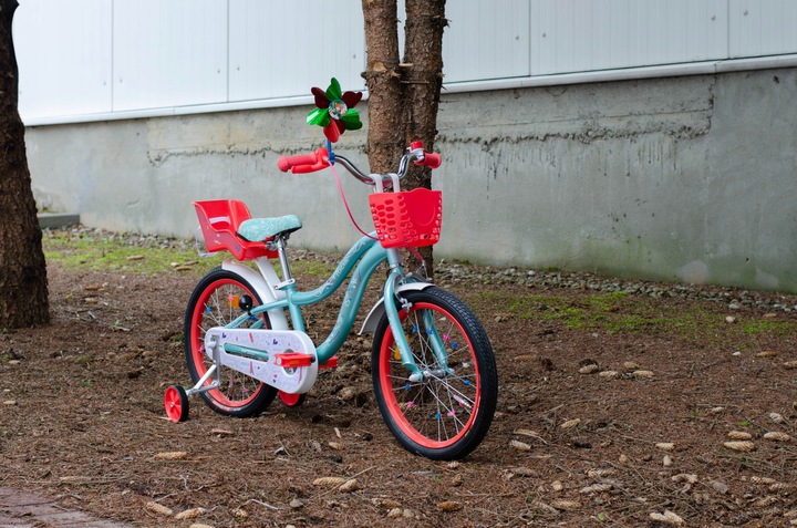 Rower dziecięcy Formula ALICIA koło 18 " turkusowy