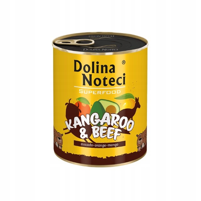 Karma dla psa DOLINA NOTECI Kangur wołowina12x800g