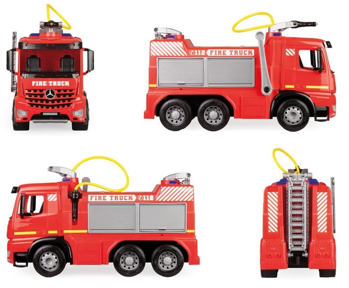 STRAŻ POŻARNA LENA Z DRABINĄ MAXI, PSIKA WODĄ