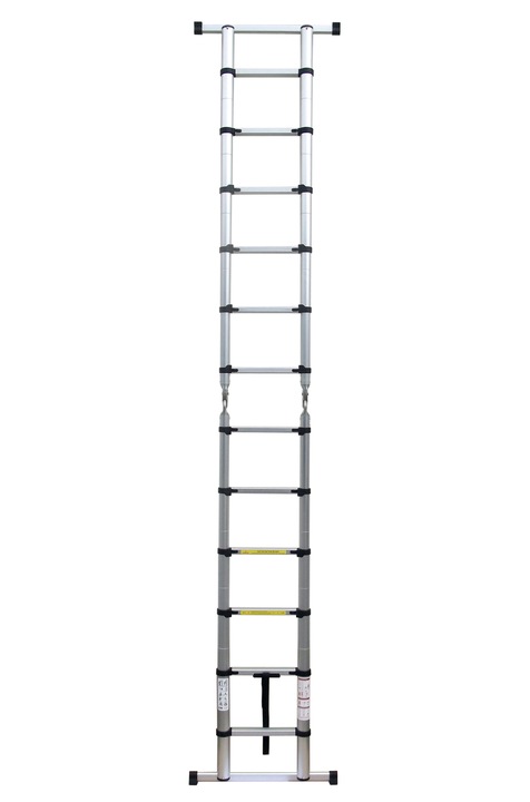 DRABINA TELESKOPOWA wys. rob. 4,6m / na schody HIT