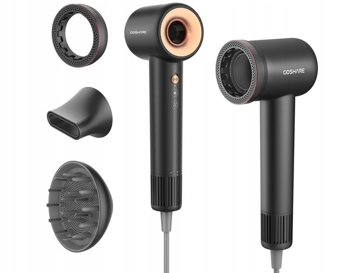 Suszarka do włosów COSHARE SuperFlow1 Pro Czarny