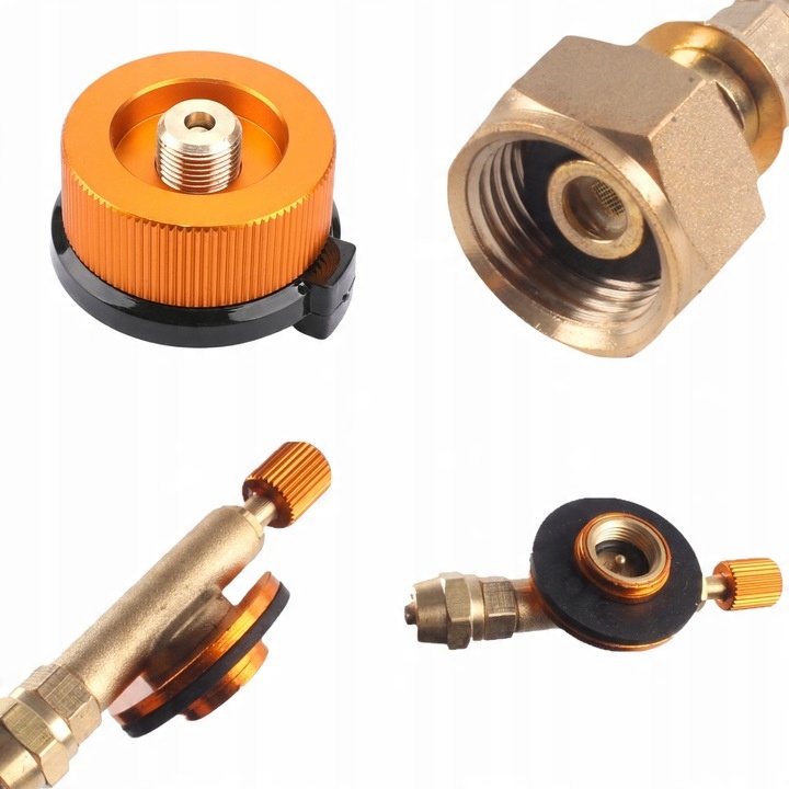 Adapter do napełniania butli propan Rurka metalowa 63cm