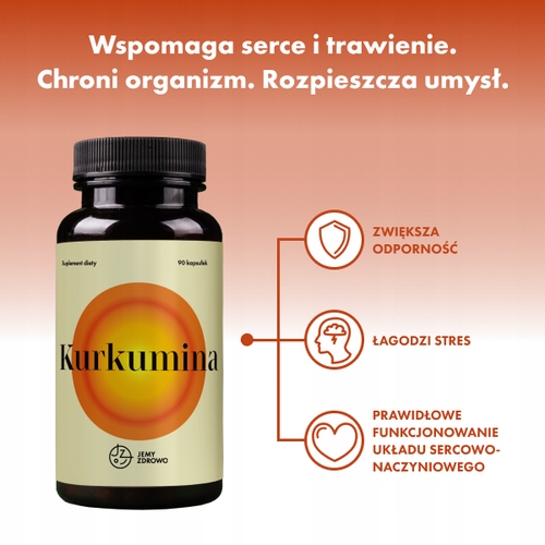 Jemy zdrowo Kurkumina KURKUMA 200mg 270 kapsułek