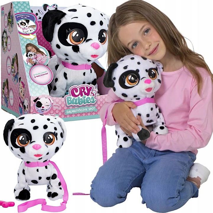 INTERAKTYWNY PIESEK PIES CRY BABIES DALMATYŃCZYK PREZENT DLA DZIECKA EPEE