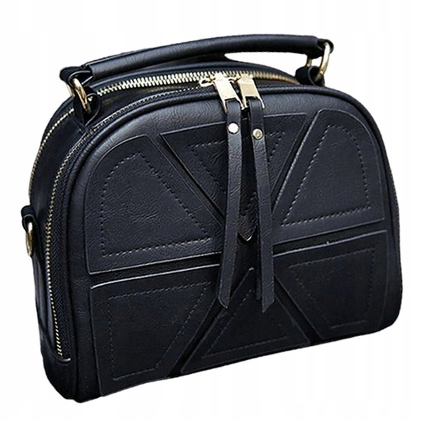 TOREBKA DAMSKA CZARNA Na Ramię do Ręki Klasyczna KUFEREK PREZENT DLA KOBIET