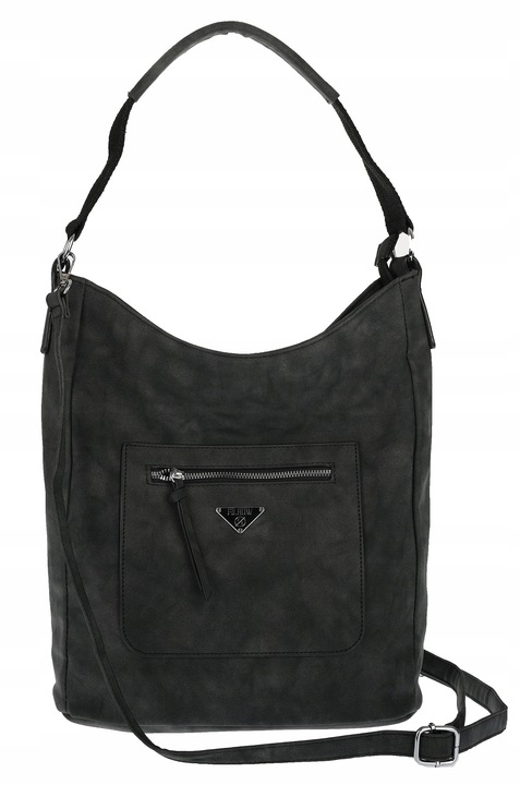 Torebka Damska Listonoszka Worek Shopper na Ramię Miejska YD1067 Czarna