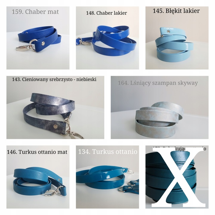 Uchwyty tworzywo z podwójnym łańcuszkiem do OBAG