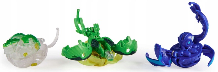 BAKUGAN ZESTAW STARTOWY SPECIAL ATTACK VENTRI OCTAGON TROX 3 FIGURKI