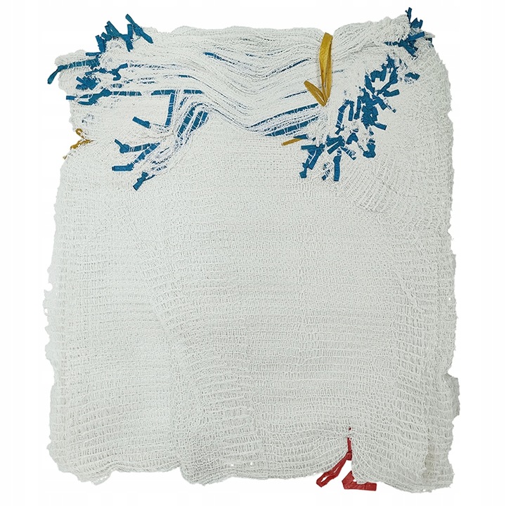 Worki raszlowe 15 białe z zaciągiem 42x60 na ziemniaki, selery, pietruszkę